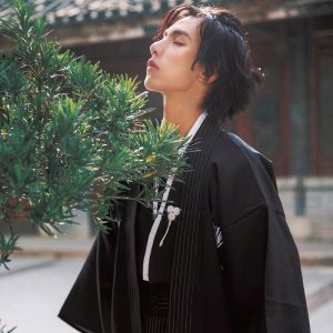 kimono homme noir samourai