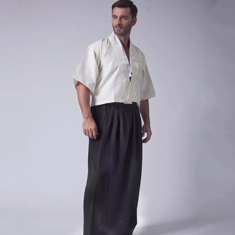 kimono samourai en soie