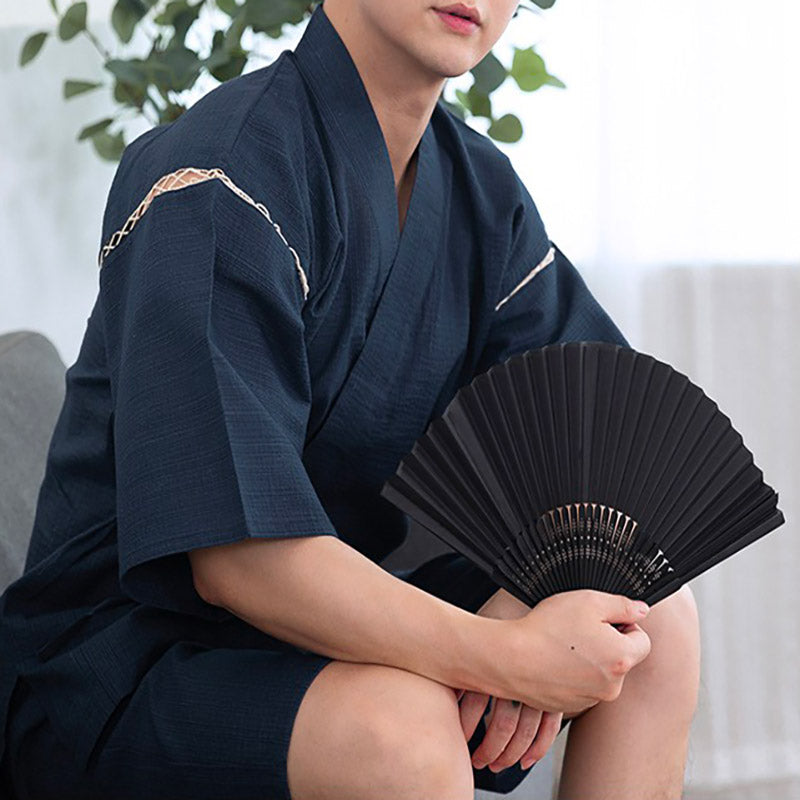 pyjama homme style kimono à manches courtes