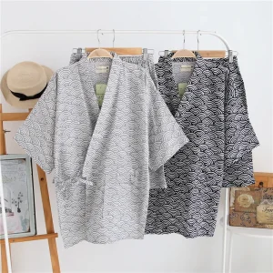 pyjama homme kimono short Waves