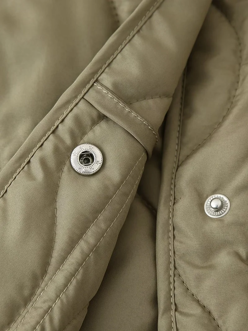 veste automne hiver khaki