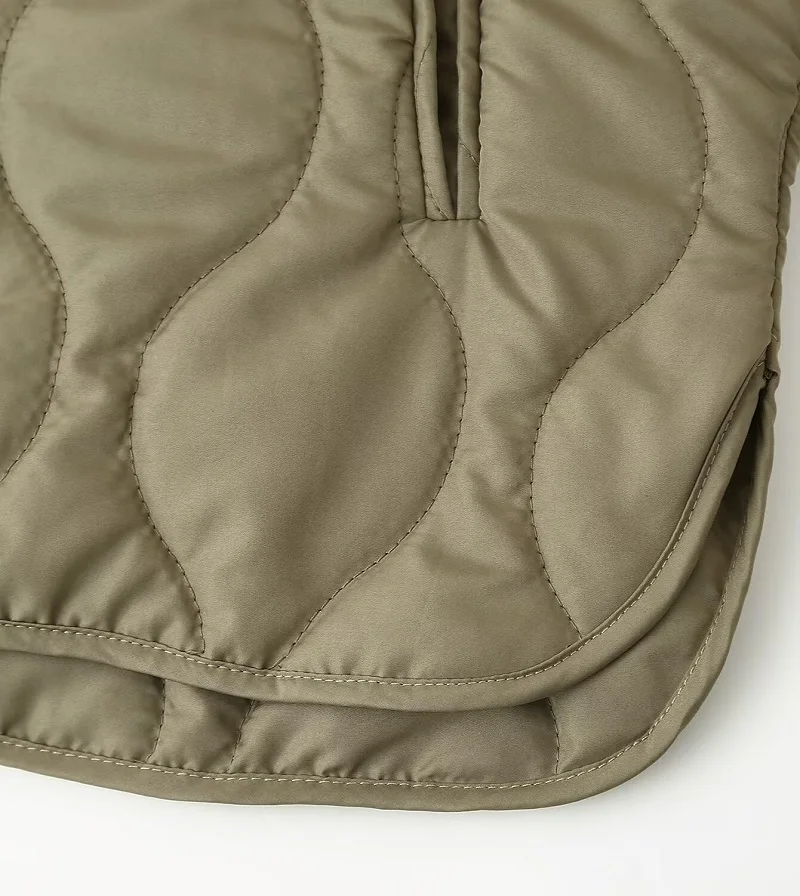 veste kimono confortable en khaki