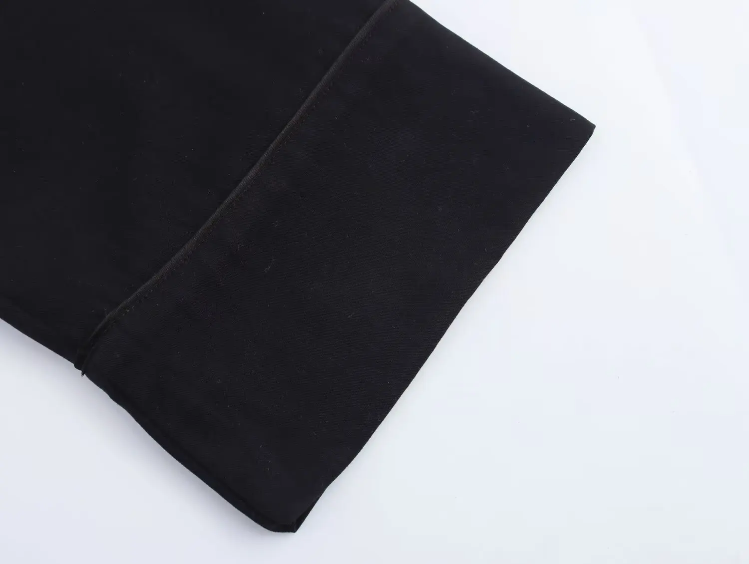 kimono en tissu léger noir