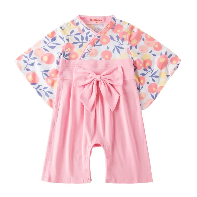 kimono enfant en coton doux avec motifs colorés