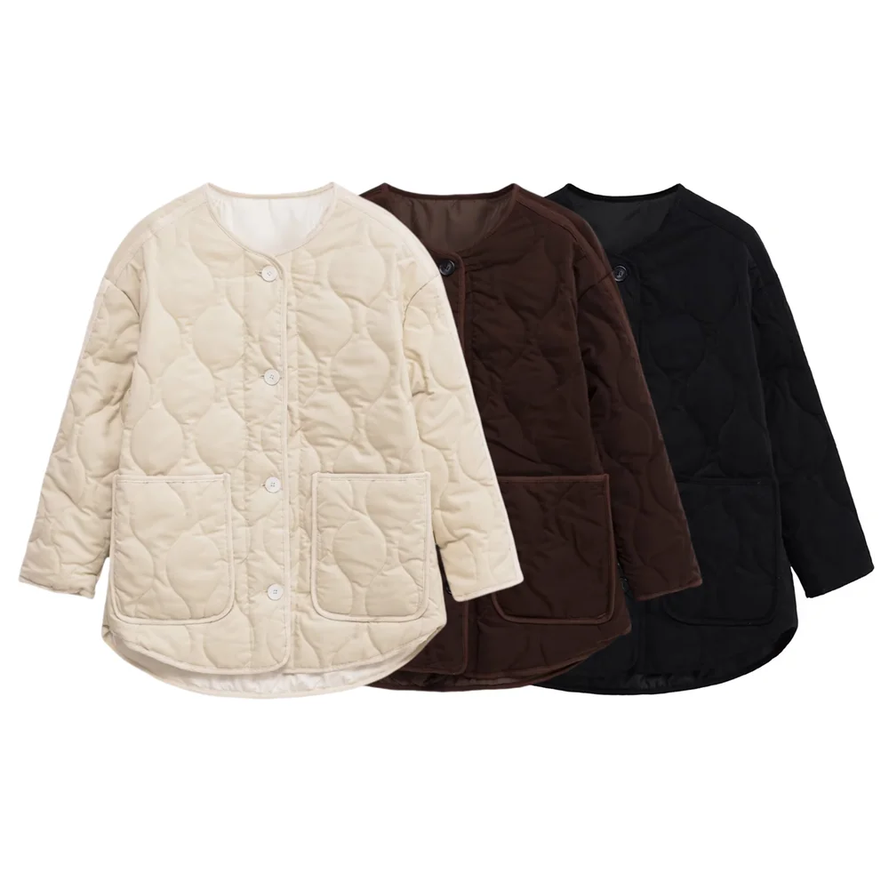 veste kimono matelassée coupe droite