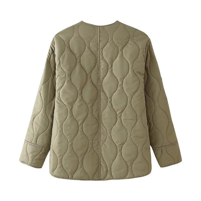veste légère matelassée khaki