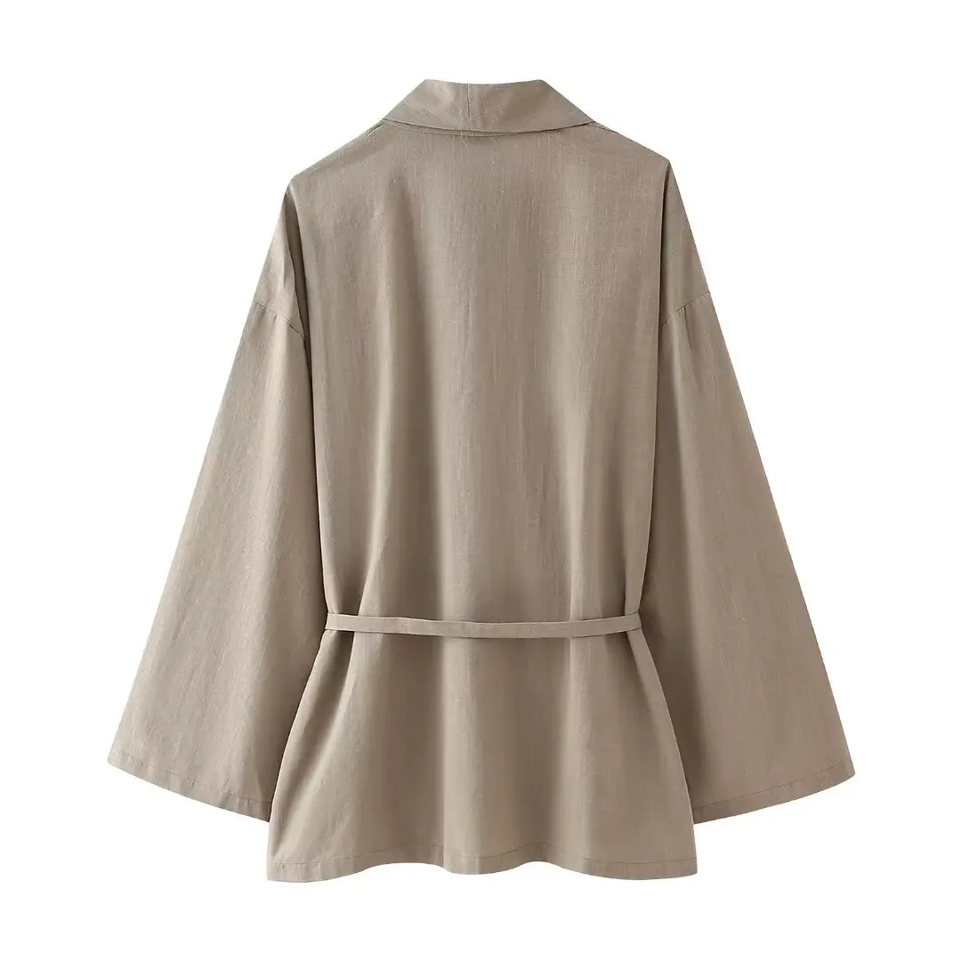 kimono femme en tissu léger