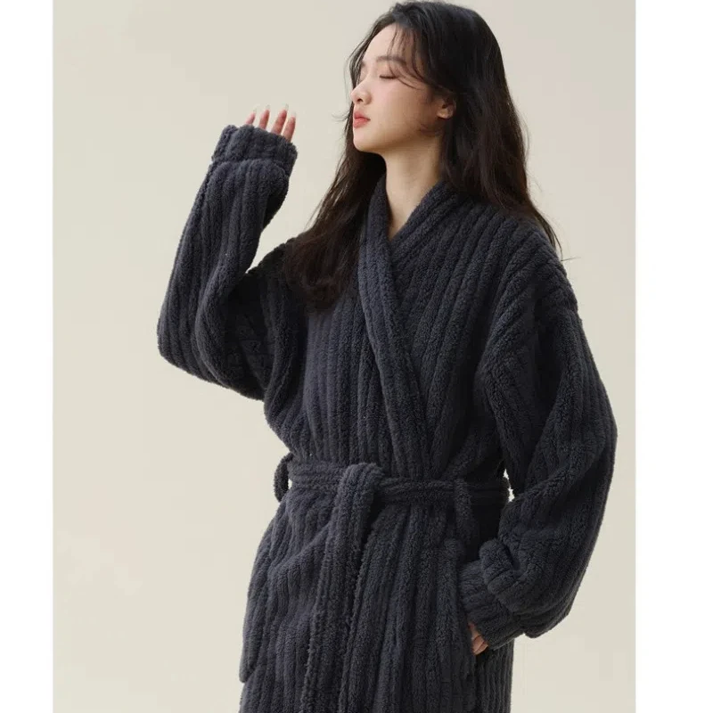 vêtement chaud femme peignoir kimono