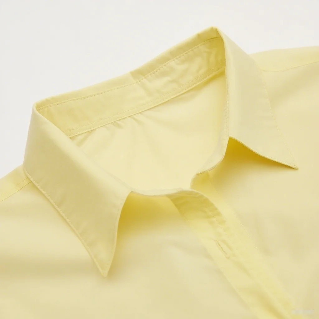 chemise jaune pour bureau