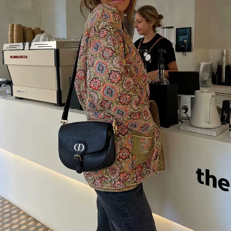 veste matelassée motif floral vert