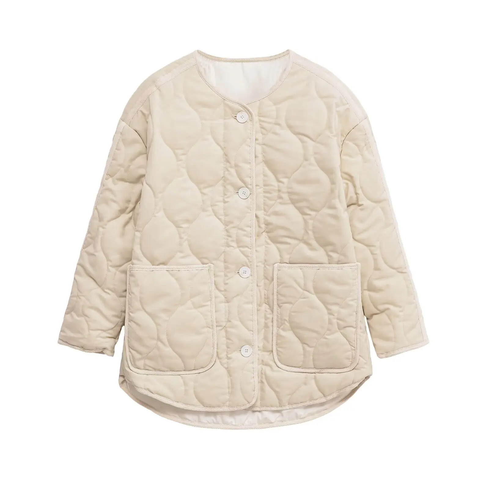 veste style kimono dans un design matelassé