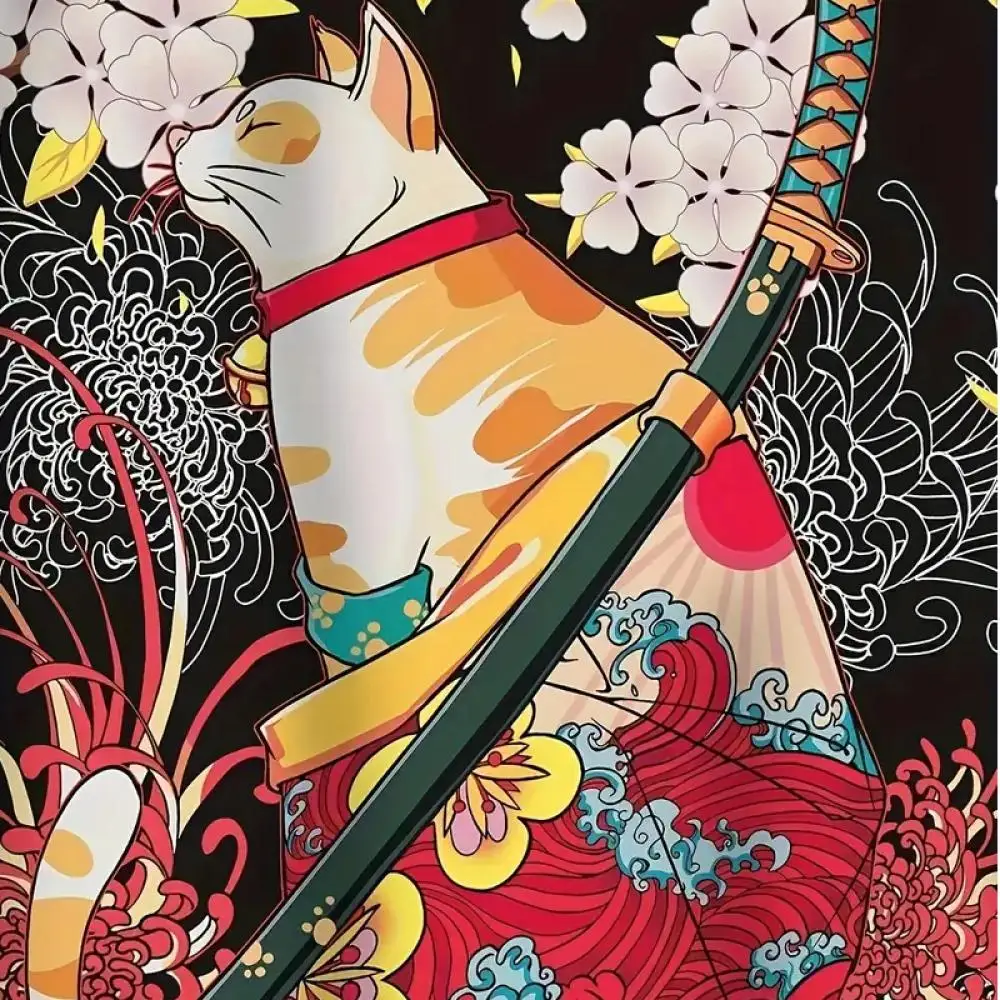 veste kimono enfant motif félin