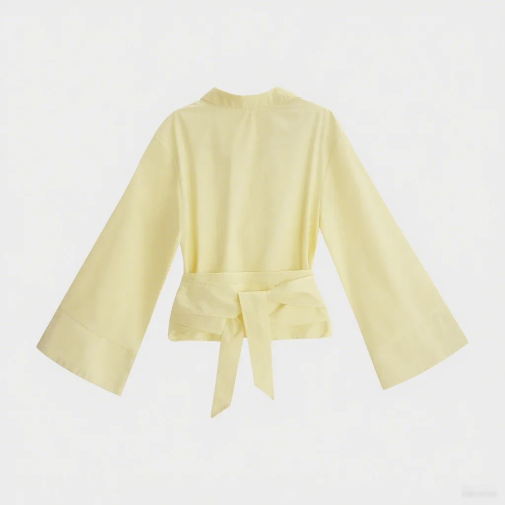 vêtement femme kimono jaune