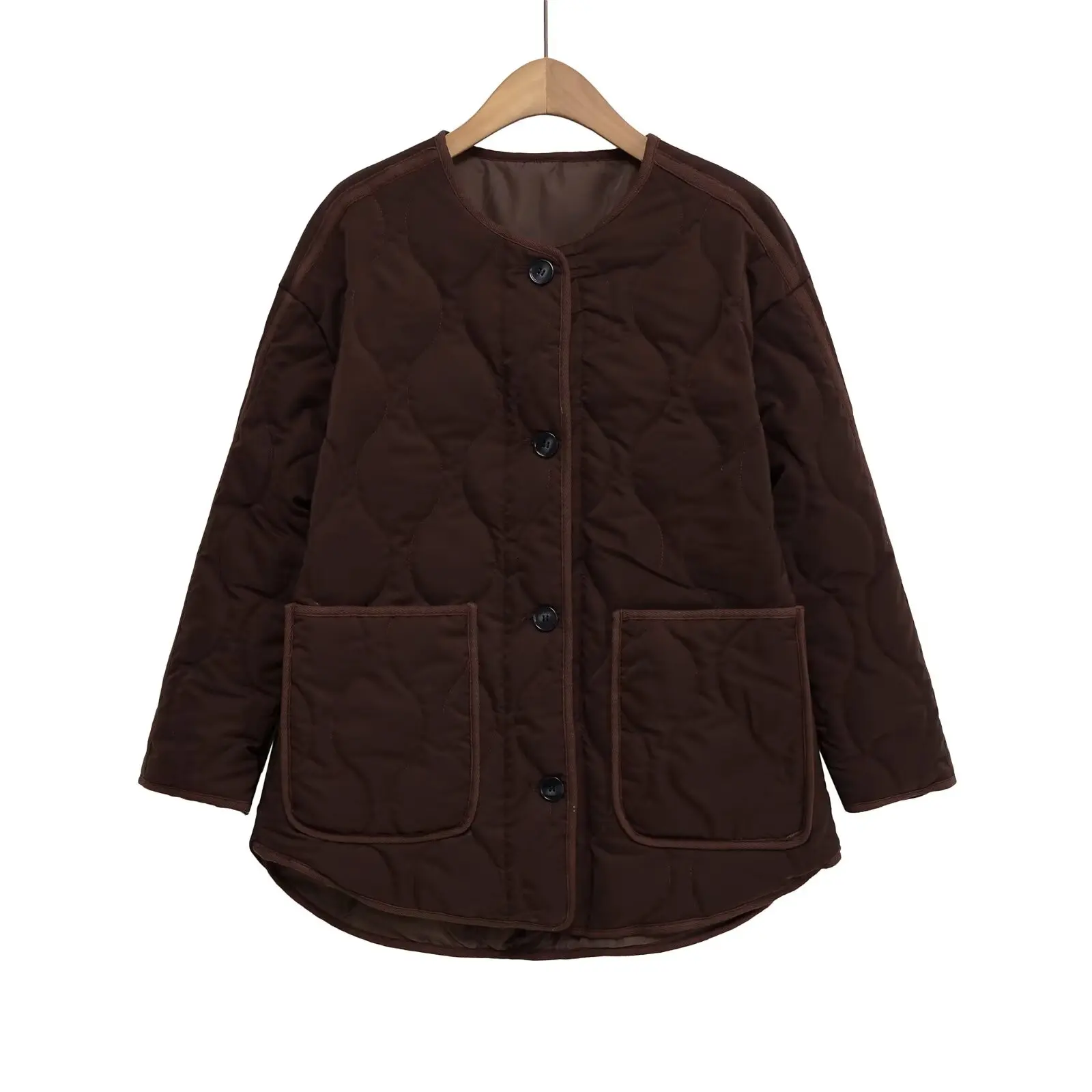 veste matelassée coupe droite