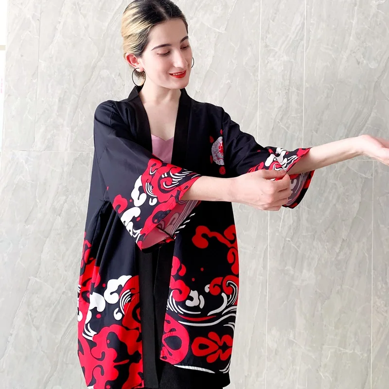 veste kimono courte pour femme