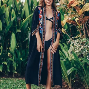 Kimono Long Femme Jardin