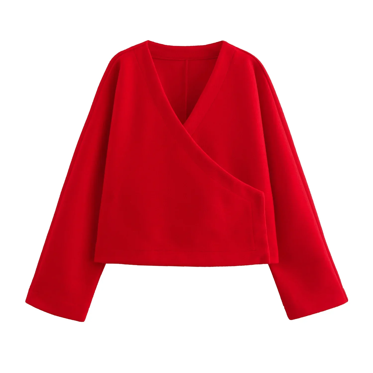 cardigan rouge pour les soirées d'hiver
