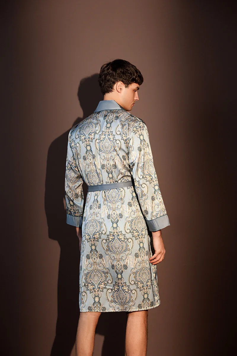 peignoir confortable style mandala pour homme