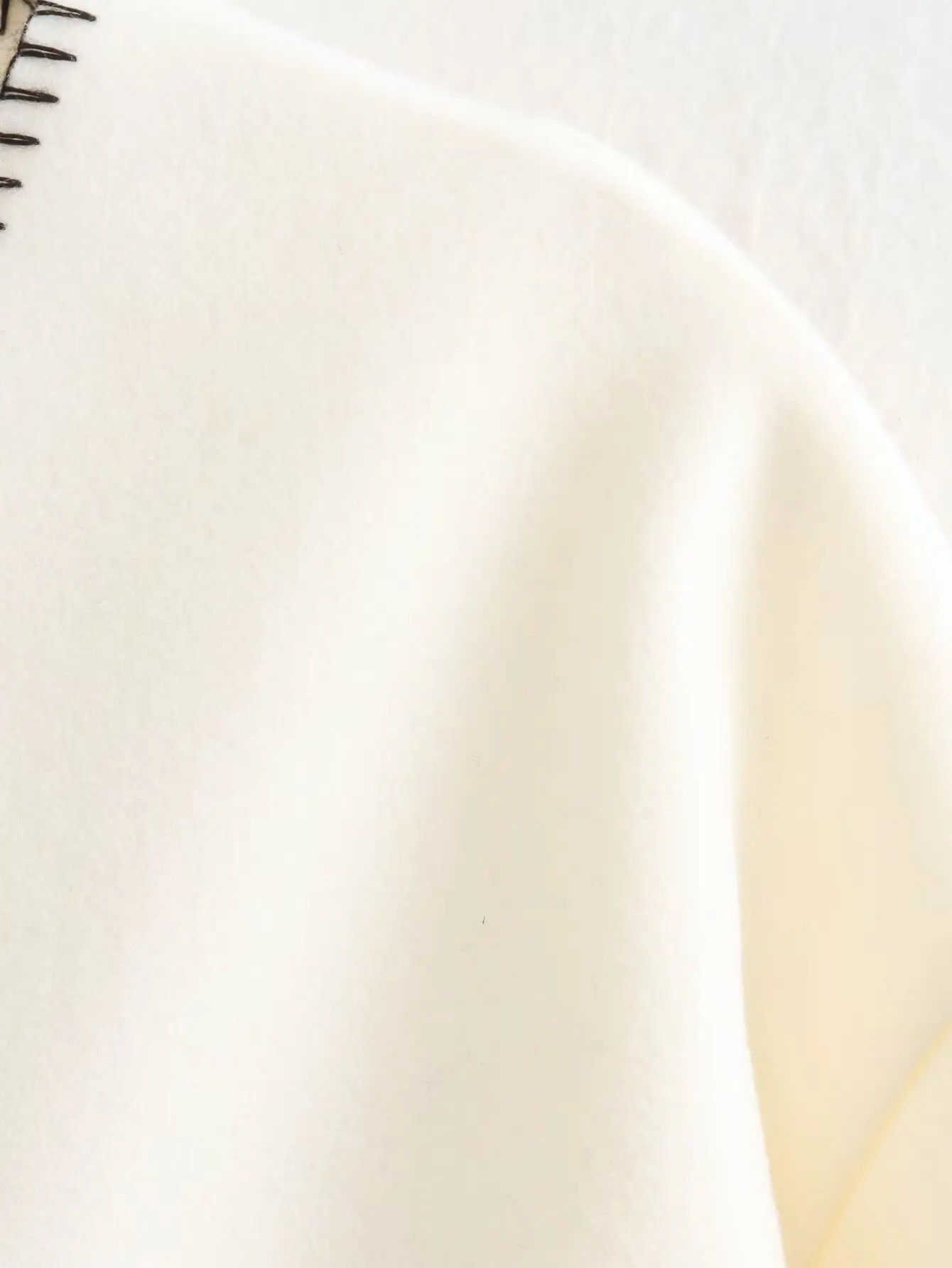 robe kimono en tissu polaire blanc