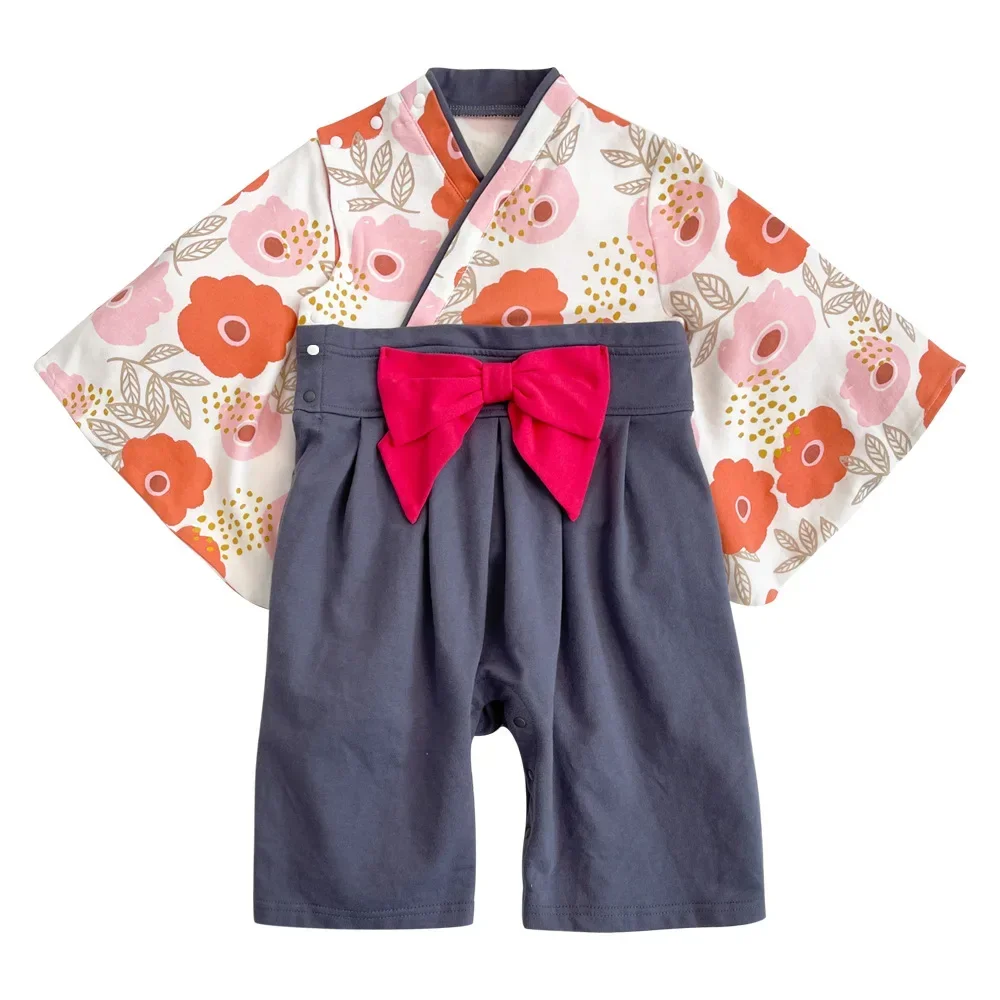 kimono fleuri pour enfants