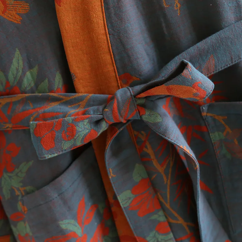 peignoir en coton pour un homme élégant