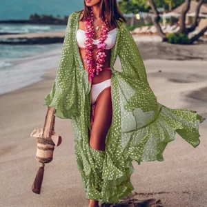 Kimono De Plage L Starlette - Vert
