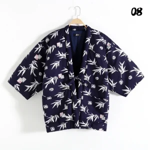 Veste Kimono Matelassée Feuille