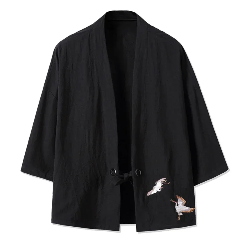 Veste Kimono Homme | Grue Noire