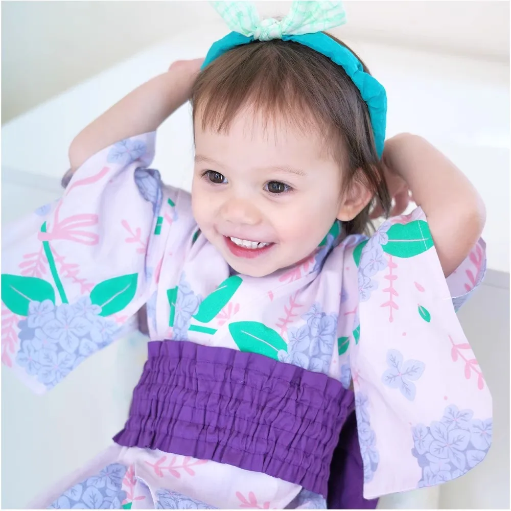 Kimono Pour Enfant Bébé | Violet