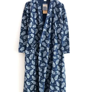 Peignoir Kimono Pour Homme | Bleu Ardent