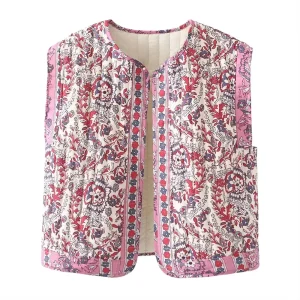 Gilet Kimono Femme | Fleur Rose
