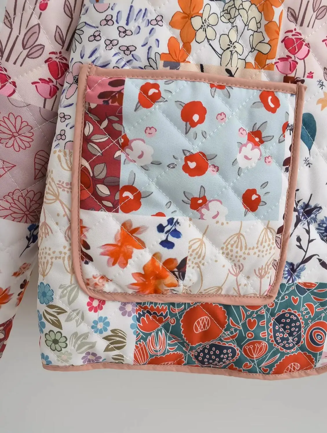 veste kimono en tissu doux rose