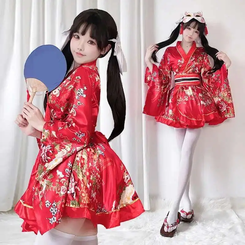 robe de style lolita en rouge