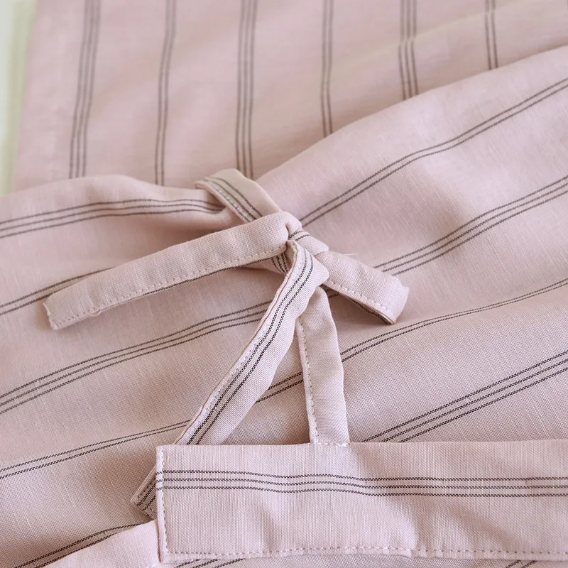 peignoir à rayures pour un look décontracté