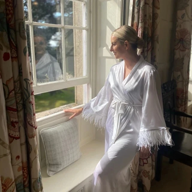 kimono boudoir romantique en dentelle