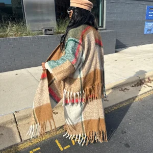 Manteau Kimono Femme Automne