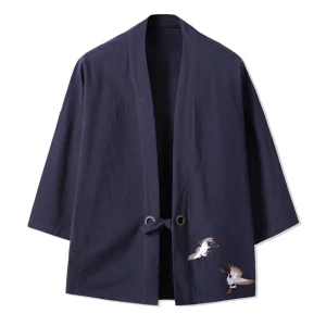 Veste Kimono Homme | Grue Bleue