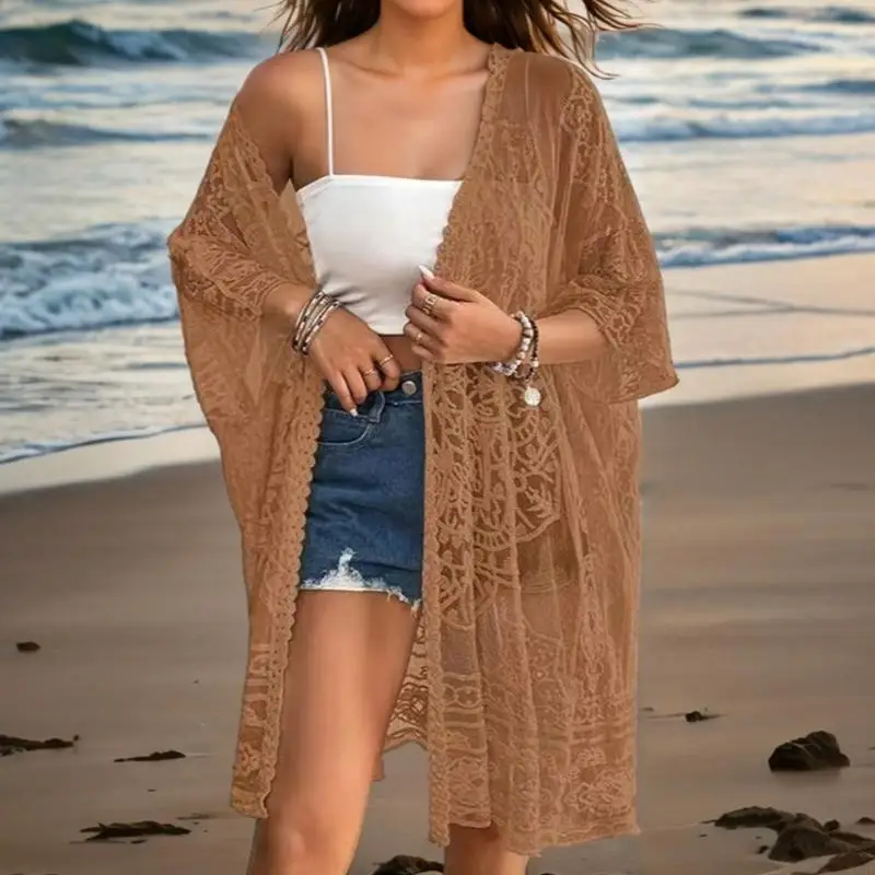 kimono d'été en dentelle