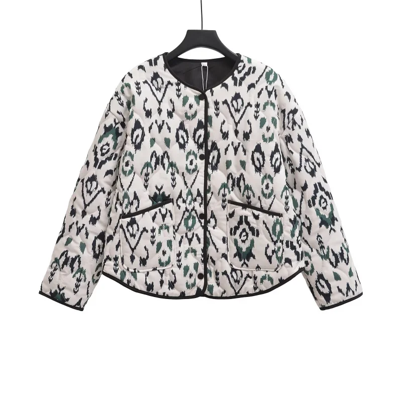 veste kimono avec rembourrage et motif unique